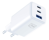 3MK Hyper GaN Charger 65W QC4+ PD PPS USB 1A2C White EU - 1333354 - zdjęcie 5